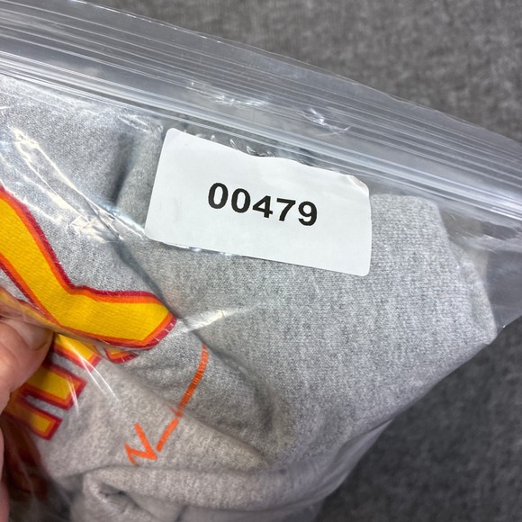 Vintage Thrasher Flame Logo Hoodie Men Small Gray Pullover Skateboarding Graphic - Picture 8 of 8